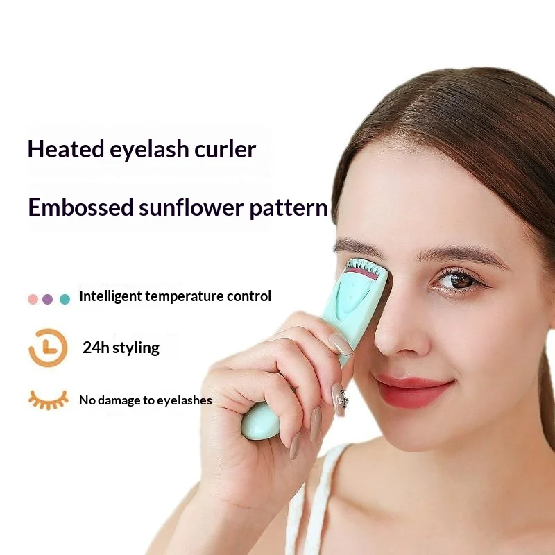 Electric Heated Eyelash Curler Women Long Lasting Automatic Eye Lash Perm Tool Makeup Accessory Heated Clip