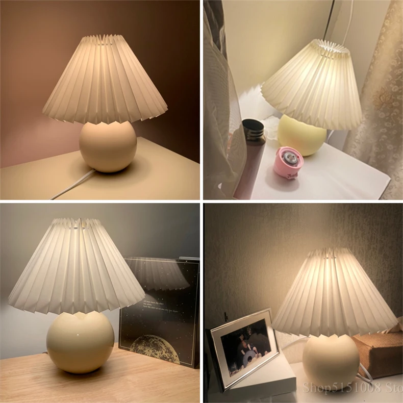 Modern Nordic Ceramics Table Lamp Bedroom Bedside Lamps Led Desk Lamp Lampada Nightstand Lighting Home Deco Table Light Fixtures