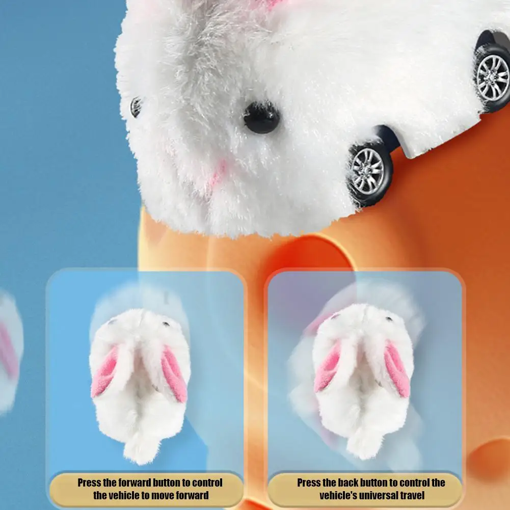 Children RC Car Mini Watch Toys With LED Lights 2.4GHz RC Car Toy Watch Rabbit Crab Racing Toys RC Car Girls Boys Birthday Gift