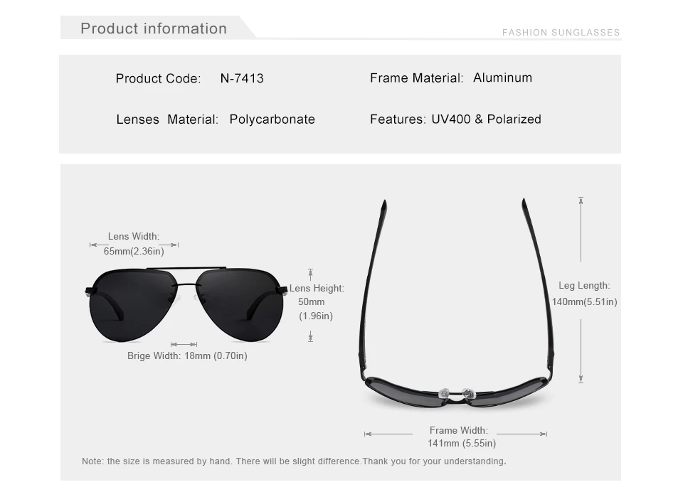 KINGSEVEN  Rimless Pilot Sunglasses Polarized UV400 Trendy Driving Men Women Glasses Retro Fashion Outdoor Eyewear