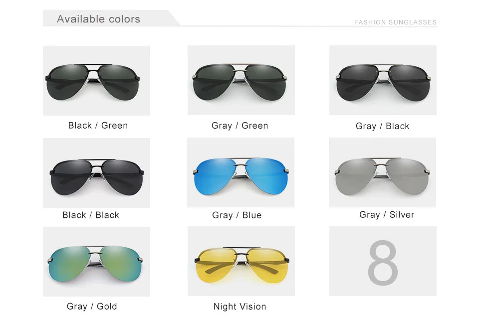KINGSEVEN  Rimless Pilot Sunglasses Polarized UV400 Trendy Driving Men Women Glasses Retro Fashion Outdoor Eyewear