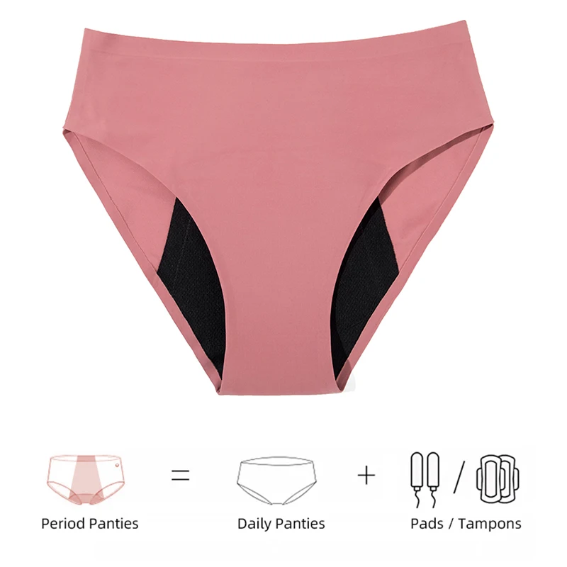 Heavy Flow Seamless Period Underwear Women Panties Menstrual Pants Sexy Leak Proof Asorbent Undies Incontinence Dropshipping