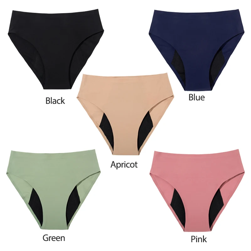 Heavy Flow Seamless Period Underwear Women Panties Menstrual Pants Sexy Leak Proof Asorbent Undies Incontinence Dropshipping