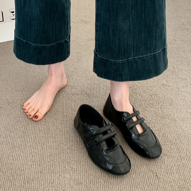 Flats Women's Sports Shoes Fashion Sneakers Casual Shallow Loafers Shoes Walking Ballet Shoes Trend Cozy Zapatillas De Mujer