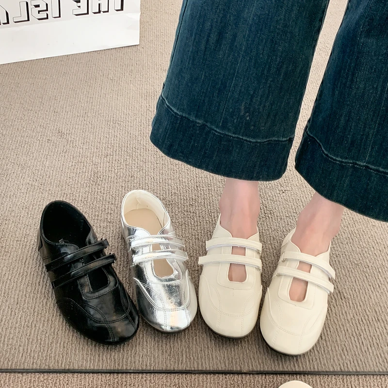 Flats Women's Sports Shoes Fashion Sneakers Casual Shallow Loafers Shoes Walking Ballet Shoes Trend Cozy Zapatillas De Mujer