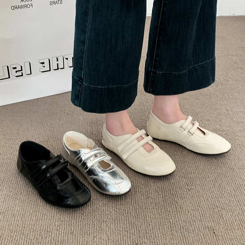 Flats Women's Sports Shoes Fashion Sneakers Casual Shallow Loafers Shoes Walking Ballet Shoes Trend Cozy Zapatillas De Mujer