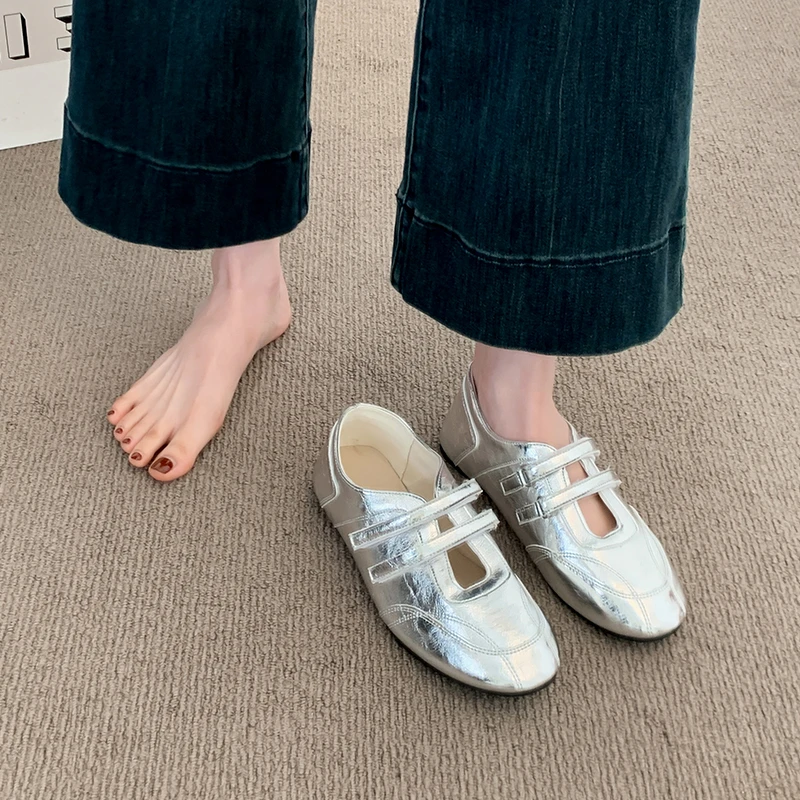 Flats Women's Sports Shoes Fashion Sneakers Casual Shallow Loafers Shoes Walking Ballet Shoes Trend Cozy Zapatillas De Mujer