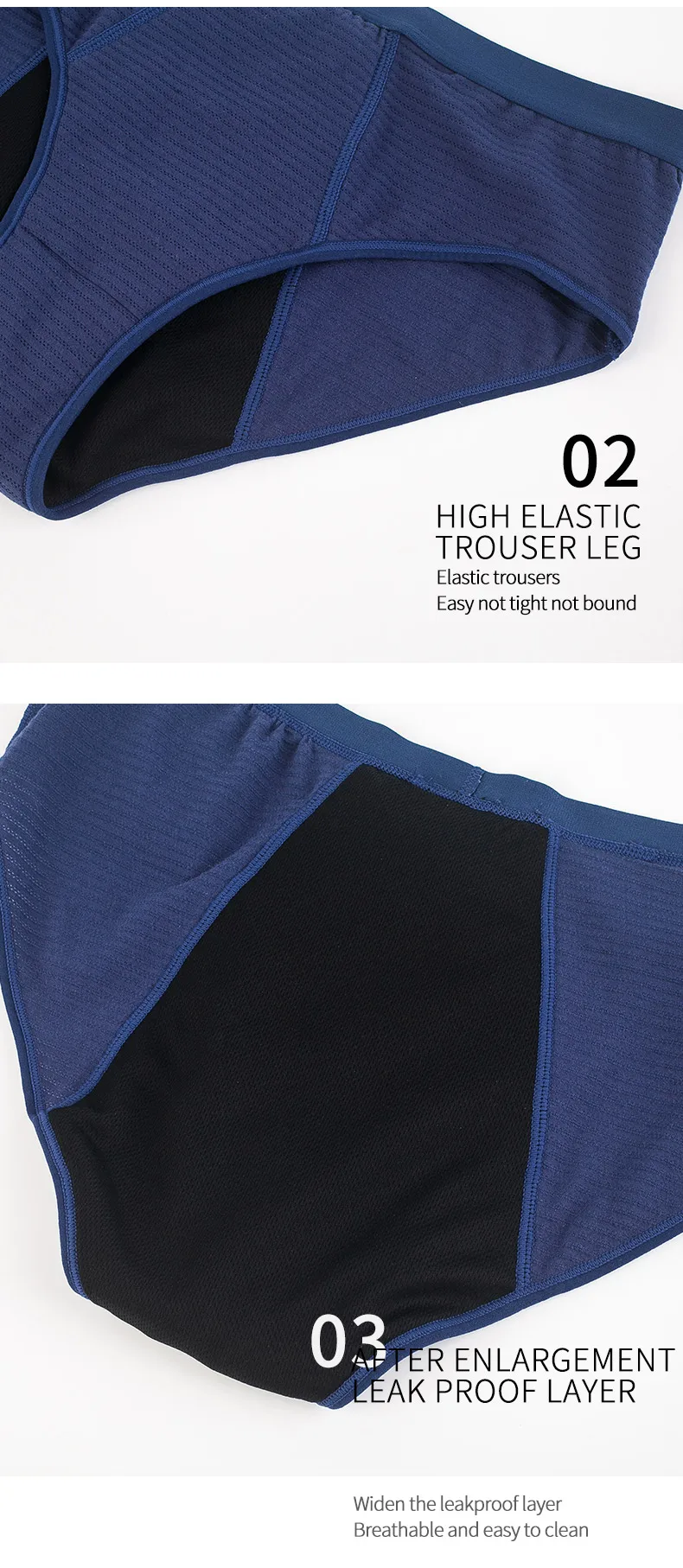 Cotton Menstrual Period Panties Plus Size Women Heavy Flow Absorbency Leakproof Underwear Female Incontinence Lingerie for Women
