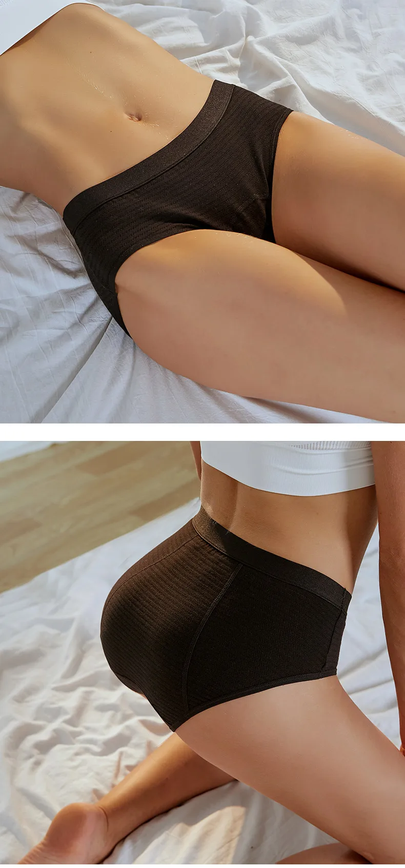 Cotton Menstrual Period Panties Plus Size Women Heavy Flow Absorbency Leakproof Underwear Female Incontinence Lingerie for Women