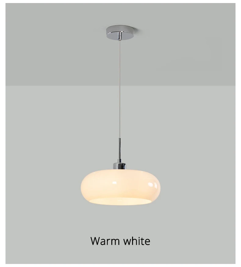Bauhaus Style Chandelier For Restaurant Nordic Bedroom LivingRoom Warm Lamp Pendant Light Corridor Aisle Light Glass Chandelier