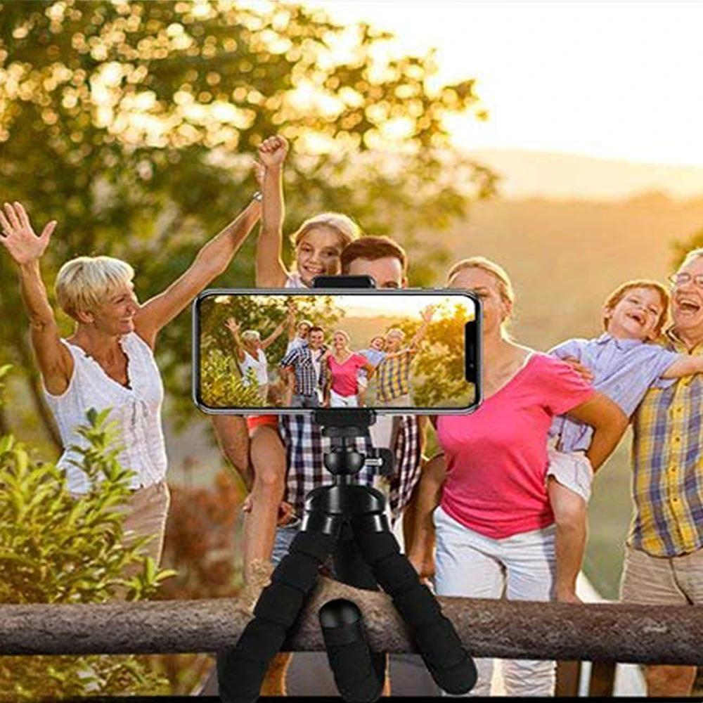 Tripod Stand Phone Clip 1/4 Inch Screw Hole Holder For Tripod Mobile Smart Phone Universal Accessories Stand Mount