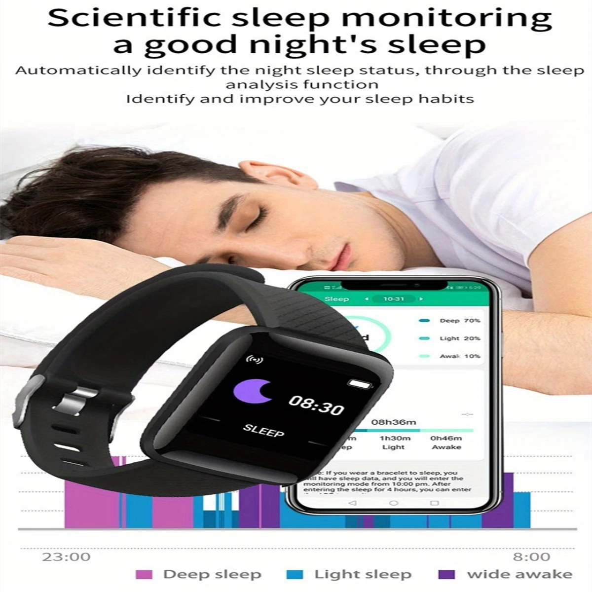 Smart Watch For Men Women Wristwatch Bluetooth Connect Phone Music Player Fitness Sport Bracelet Health Monitor Digital Watches