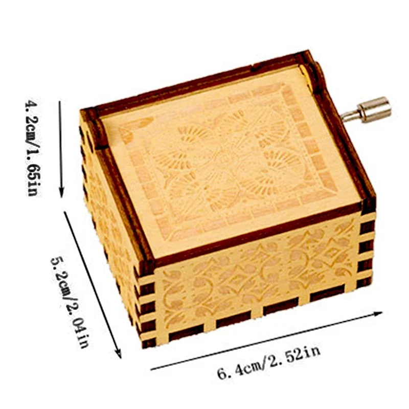 Pok É Mon Music Box Ornaments girl Party Wooden Hand Cranked Musical Box Valentine's Day Birthday Holiday Christmas Gifts Hot