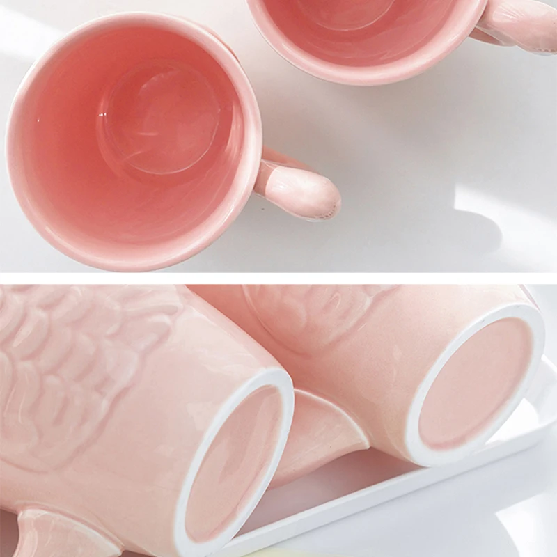 Creative Pink Flamingo Mug Coffee Cup Travel Coffee Mug Ceramic Cups For Coffee Tea Cups And Mugs Pink Flamingo Cup
