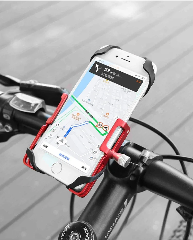 GUB P10 Bike Phone Holder Bracket Aluminum Alloy Motorcycle Bicycle Stand Mount Support Handlebar Clip for 55-100mm