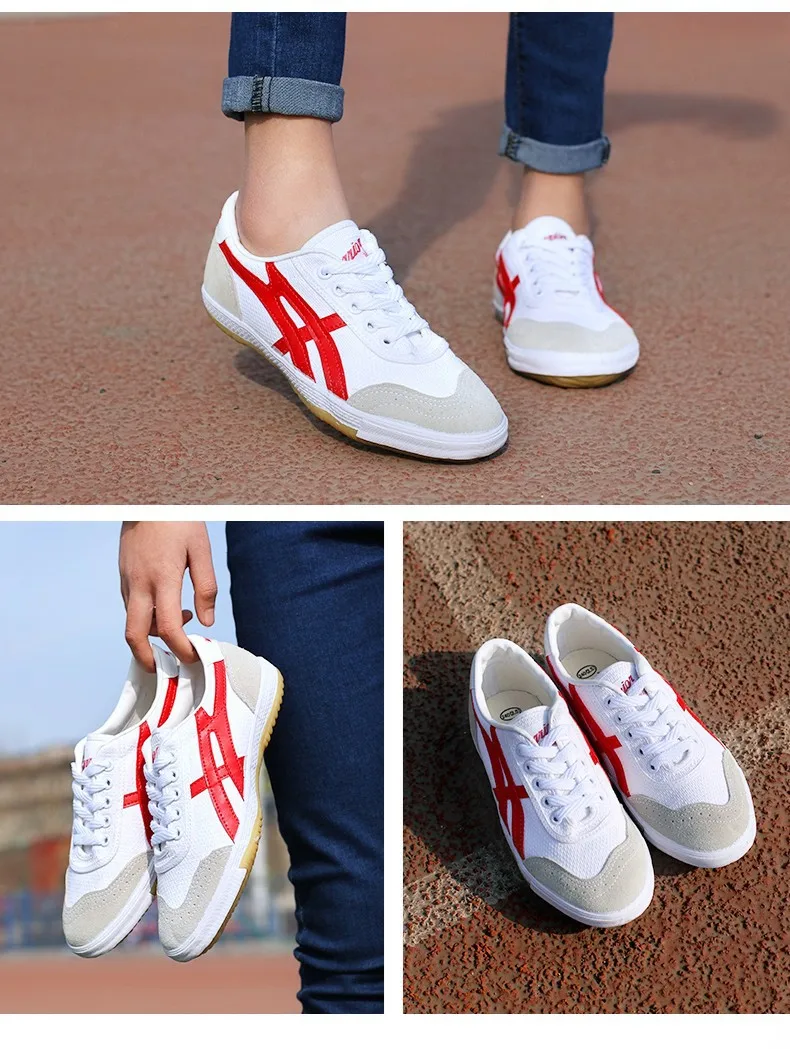 2024 WARRIOR Men's Women's Shoes Canvas Shoes Running Training Badminton Shoes Table Tennis Shoes Casual Sports Shoes