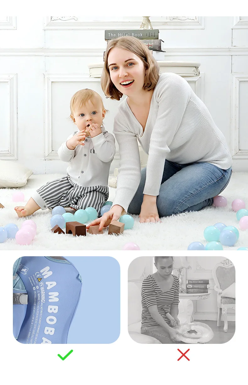 Mambobaby VIP Dropshipping Non-Inflatable Baby Floats Underarm Swimming Floater Spa Buoy Trainer Suppliers