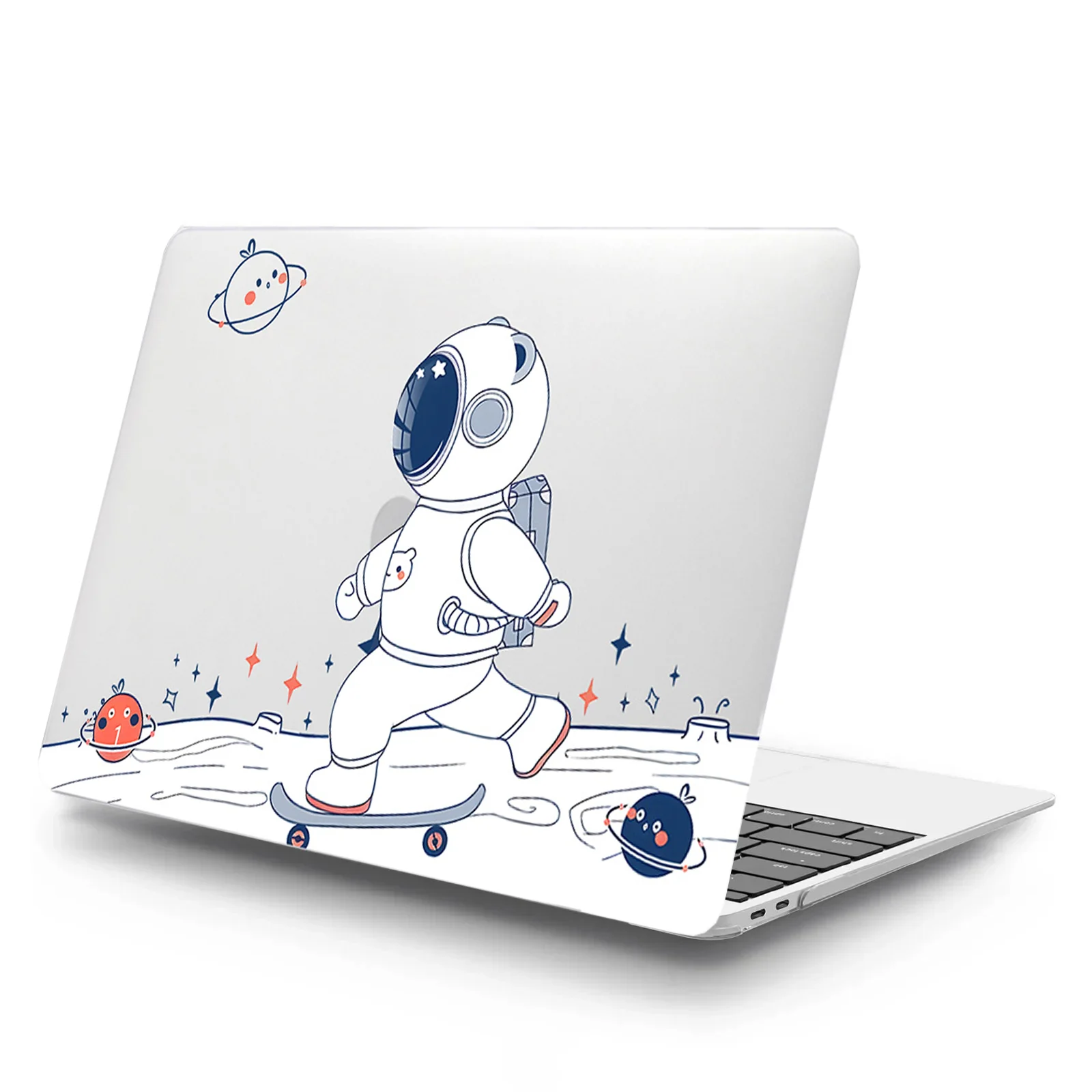 Creative Laptop Case For Macbook Air13.3 A2337 Pro13.3 A2338 Pro14 A2779 Air13.6 A3113 15.3 A3114 Transparent Hard Shell