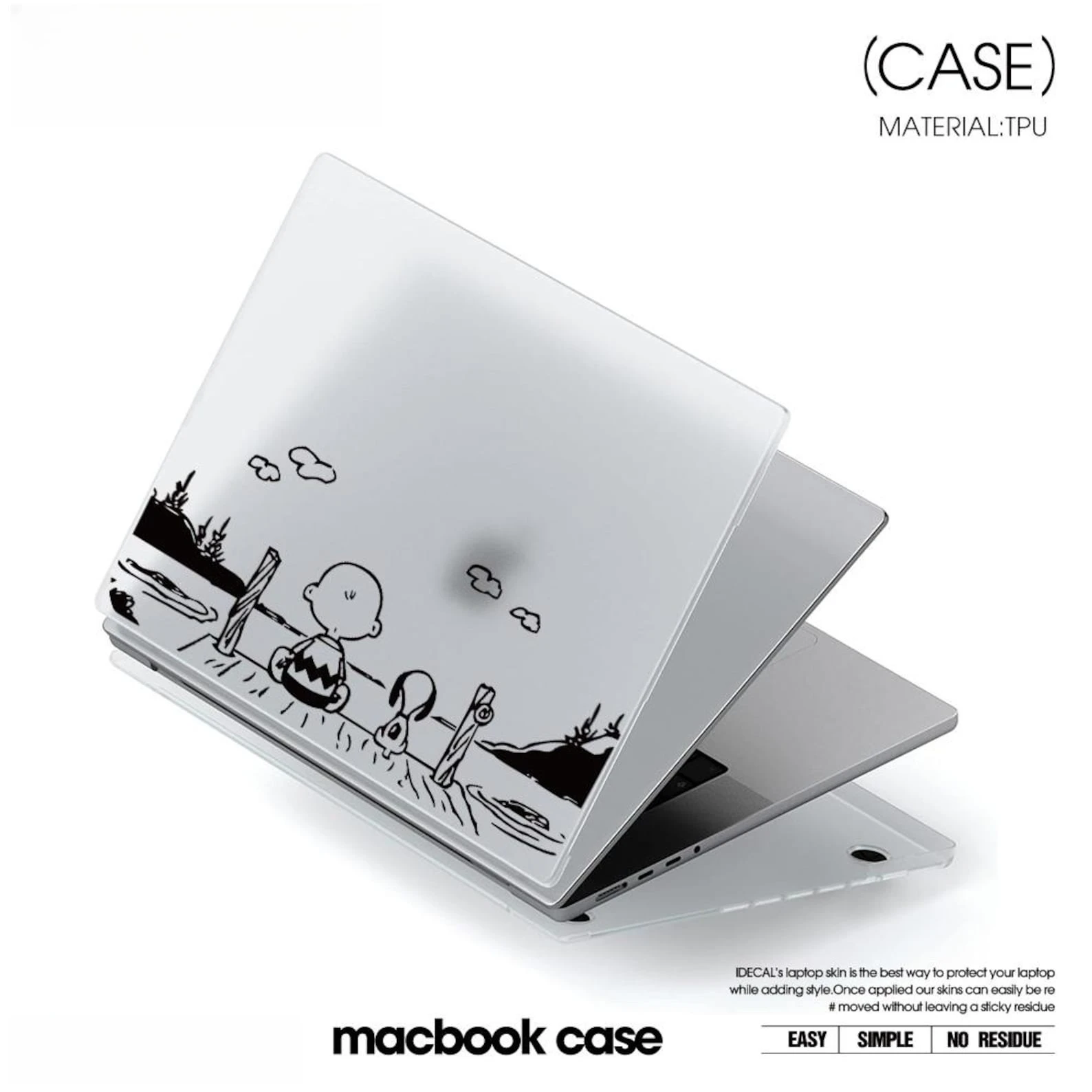 Creative Laptop Case For Macbook Air13.3 A2337 Pro13.3 A2338 Pro14 A2779 Air13.6 A3113 15.3 A3114 Transparent Hard Shell