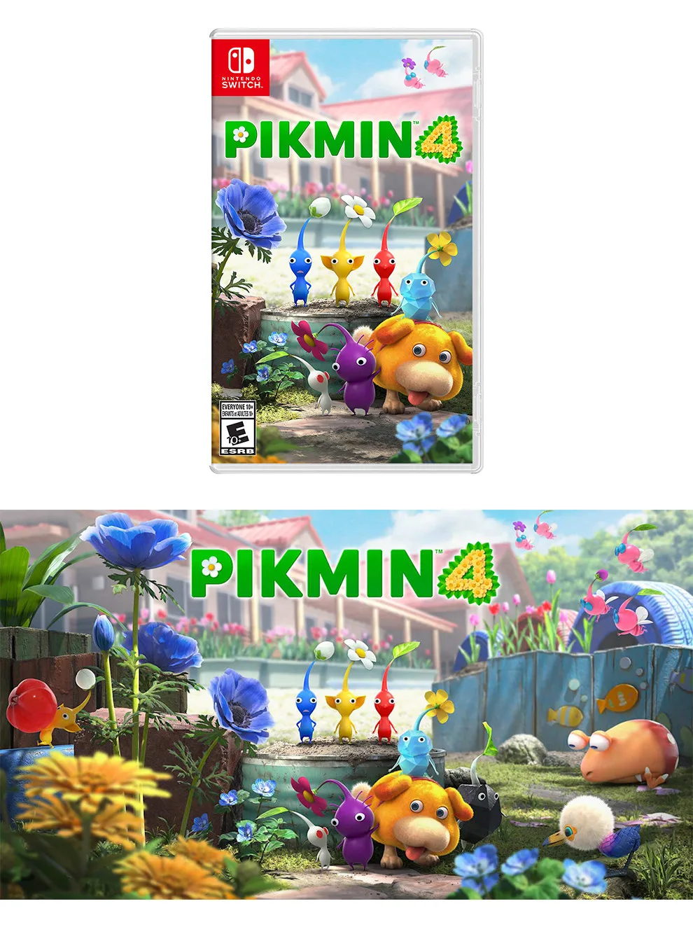 Nintendo Switch Game Deals - Pikmin 4 - Original Physical Pikmin4 Game Card In Stock Strategy Genre for Switch OLED Lite