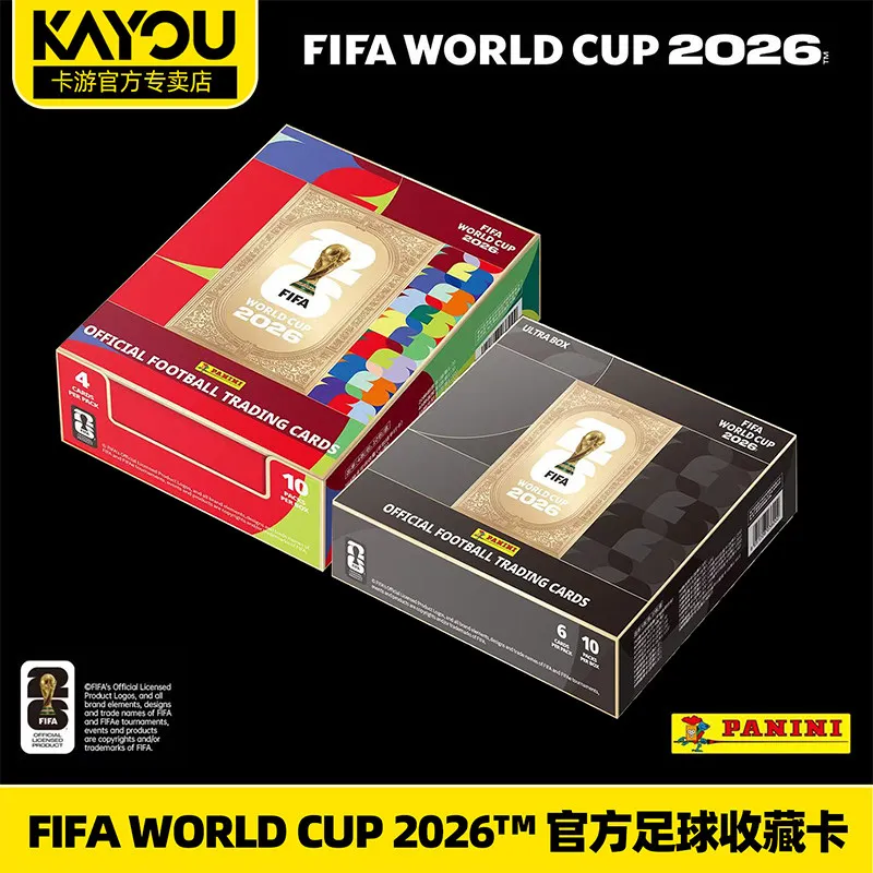KAYOU 2026 FIFA World Cup Official Football Trading Card Panini Soccer Star Collection Limited Cards Fans Souvenir Birthday Gift