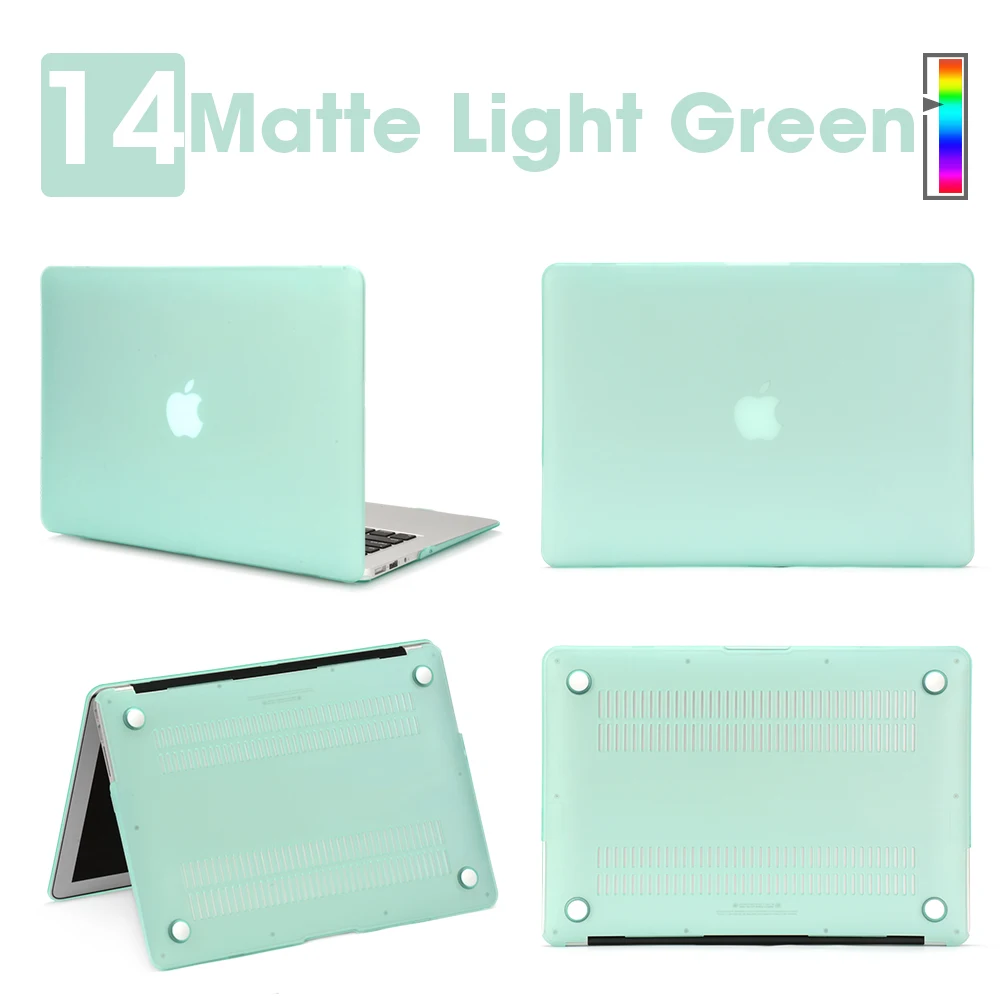 Matte Laptop Case For Macbook Air 13 A3240,A3113,A1466,Pro A1708 A2338, MacBook Air15 A2941,Pro A1707,16 A2141,Laptop Cover Case