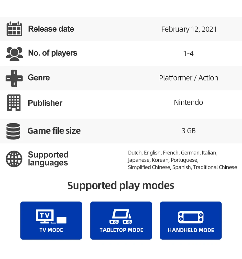 Nintendo Switch Game - Super Mario 3D World Bowsers Fury - 100% Official Original Physical Game Card for Switch OLED Lite