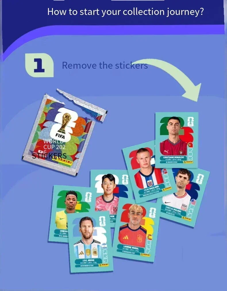 _Genuine 2026 FIFA Panini World Cup International Version Stickers Limited Football Collectibles Rare Souvenir Holiday Gift