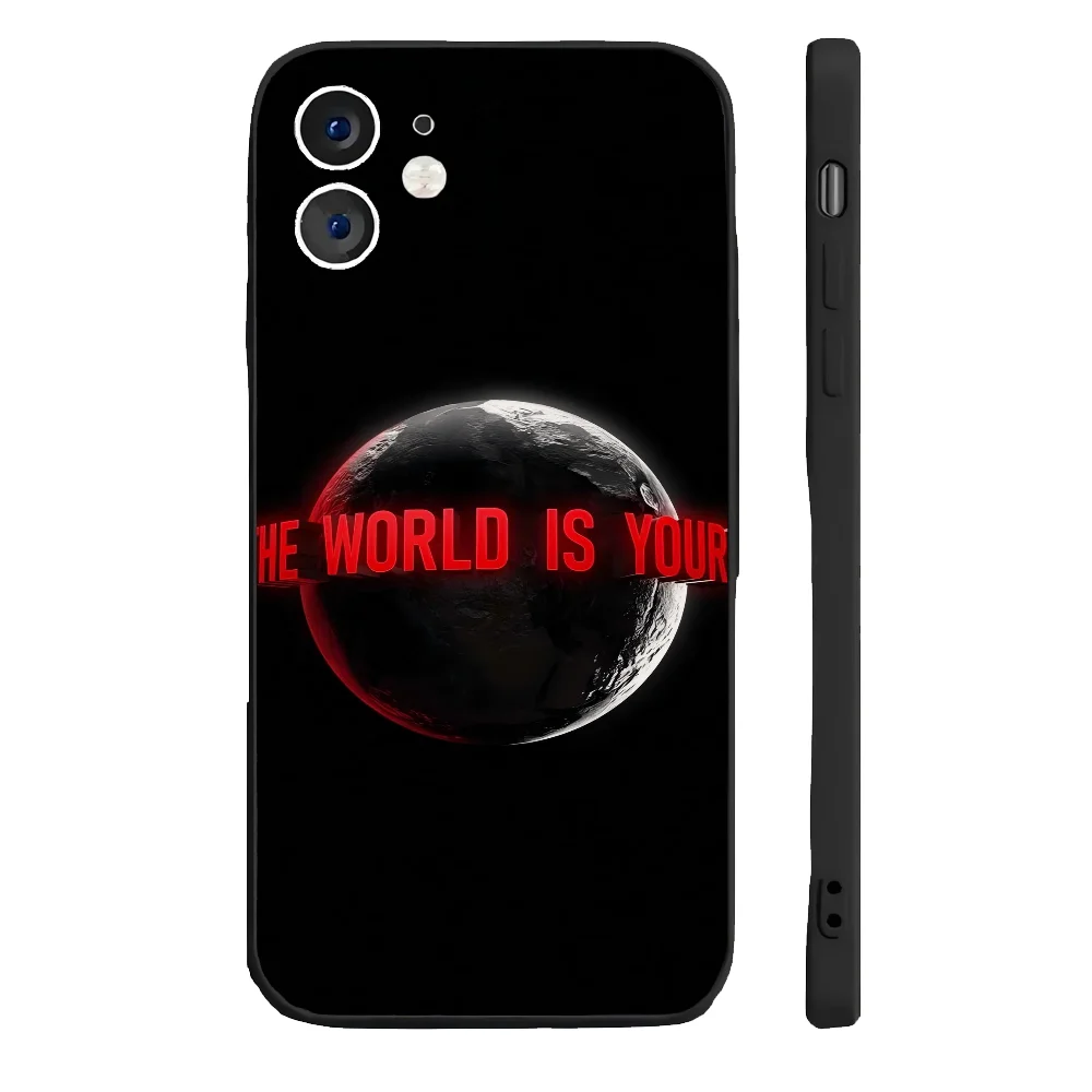 T-Tony M-Montana S-Scarface Phone Case For iPhone 17 16 15 11 12 14 13 Pro Max Mini X XR 7 8 Plus SE4 17E Shockproof Soft Cover