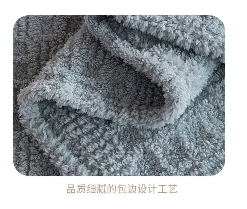 New Tafu Velvet Autumn Warm Blanket Soft Skin-friendly Cozy Waffle Sofa Blanket Winter Warmth Antistatic Multifunctional Blanket