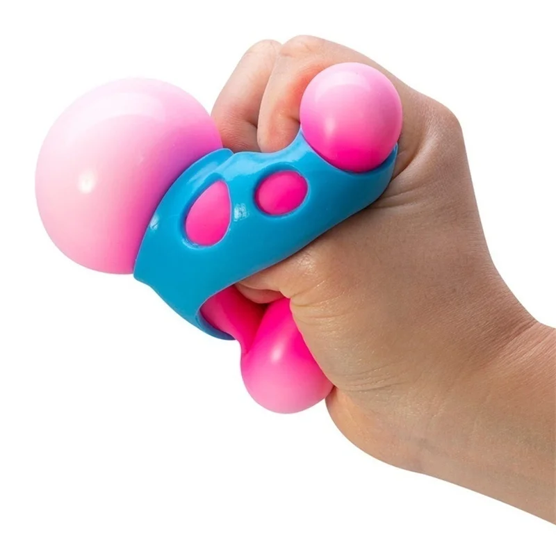 Schylling Groovy Needoh Shroom Mushroom Tactile Sensory Toy Squeeze Stress Relief Soft Dough Squishy Vent Decompression Ball