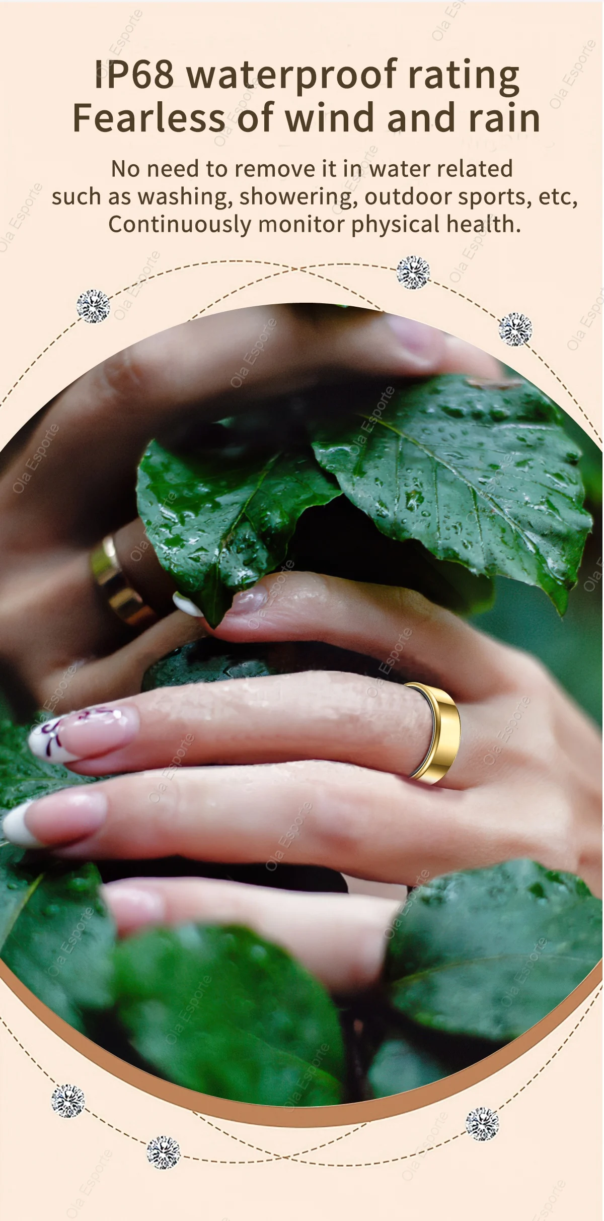 2026 smart ring Notification，5ATMwaterproof，control photos，heart rate，blood pressure ，oxygen monitor smartring for ios android