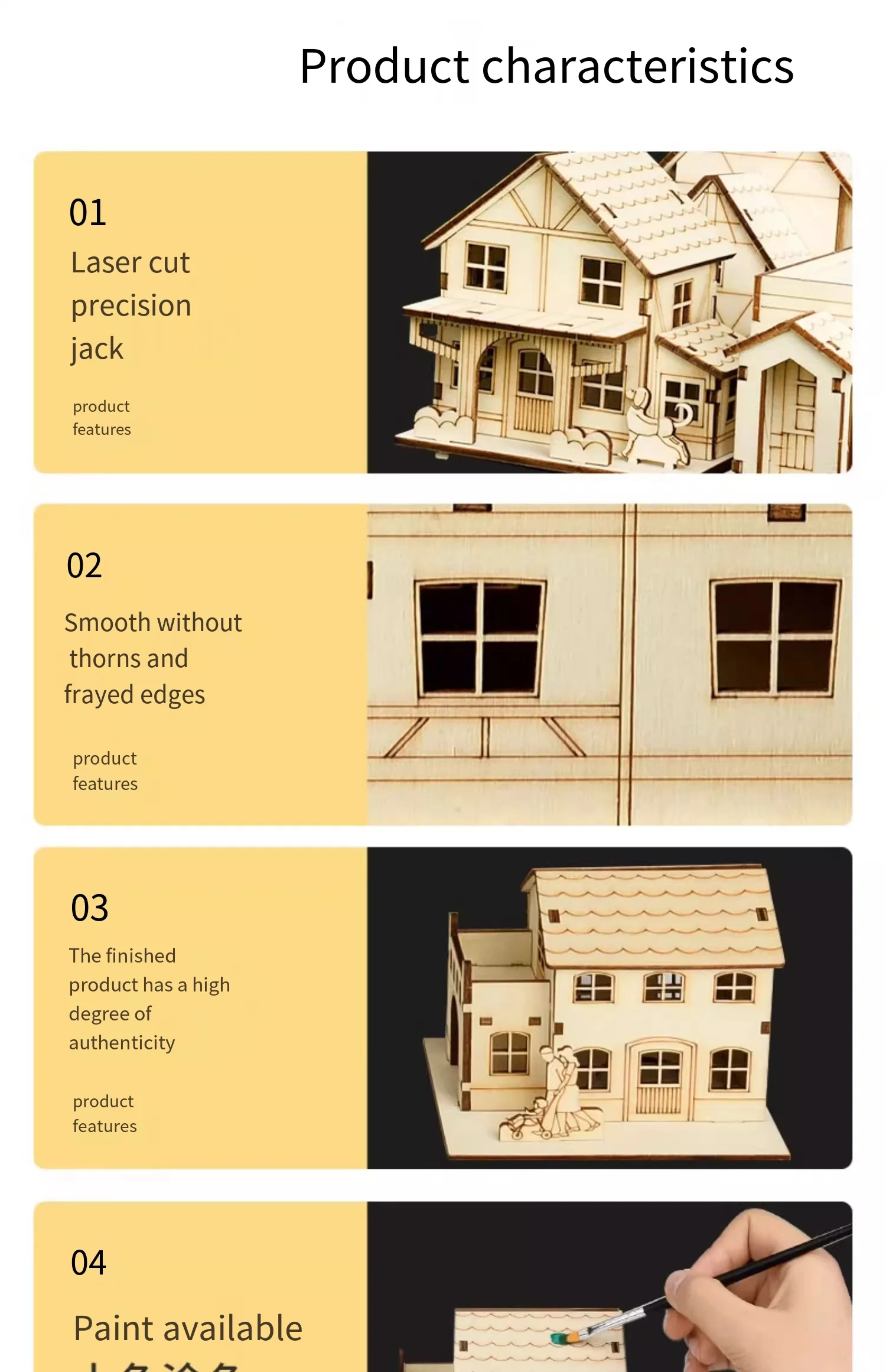 3D Wooden Puzzle Model Christmas LED Light Wood House Luminous Cabin for Home Decor Log House DIY Gift Window Decoration