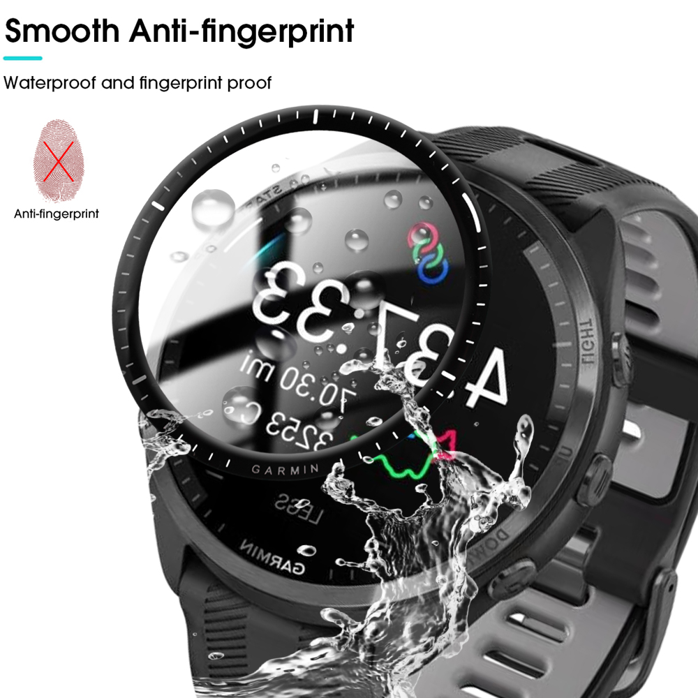 For Garmin Forerunner 965 3D Curved Film Anri-scratch Ultra-thin Screen Protector for Garmin Forerunner 965 Watch Accessories