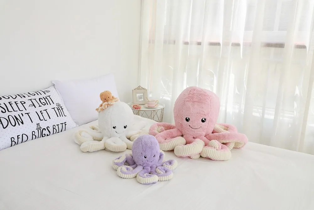 Kawaii Octopus Plush Toy 18cm Octopus Plush Pendant Soft Stuffed Sea Animal Toys Children Xmas Gift Home Decor