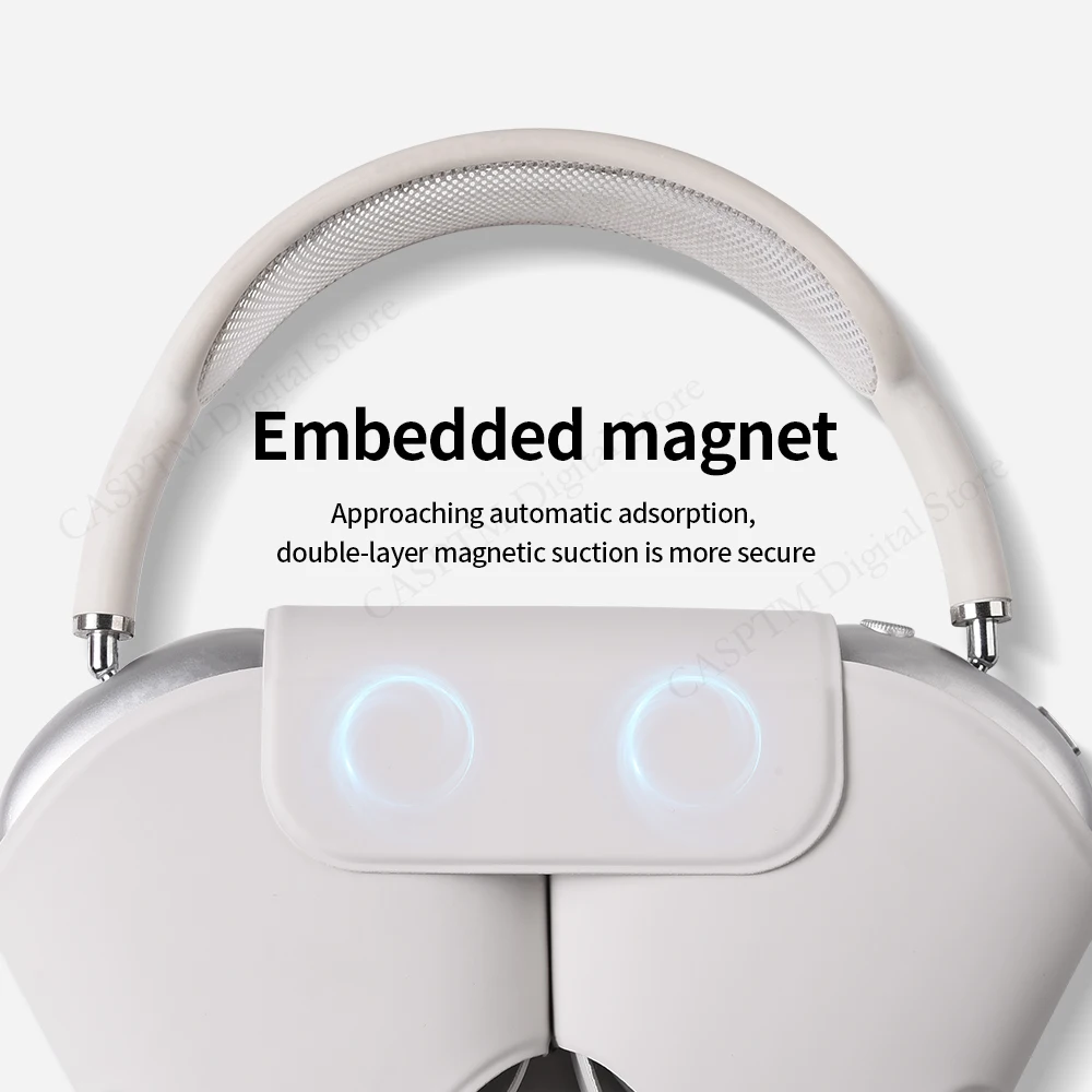 Luxury PU Headphones Cover For AirPods Max Case Anti-scratch Waterproof Protective Headset Cases For Apple AirPods Max Shell