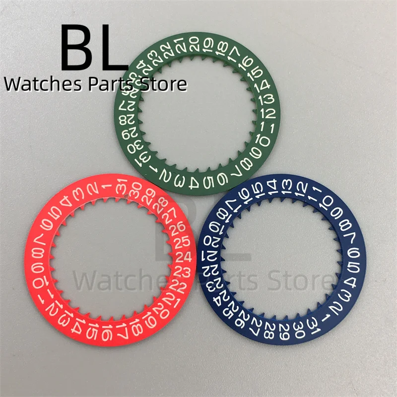 NH35 Luminous Watch Calendar Disc Black White Green Blue Date Wheel For NH34 NH35 MovementS Modified Repair ToolS 3.0/3.8 Crown