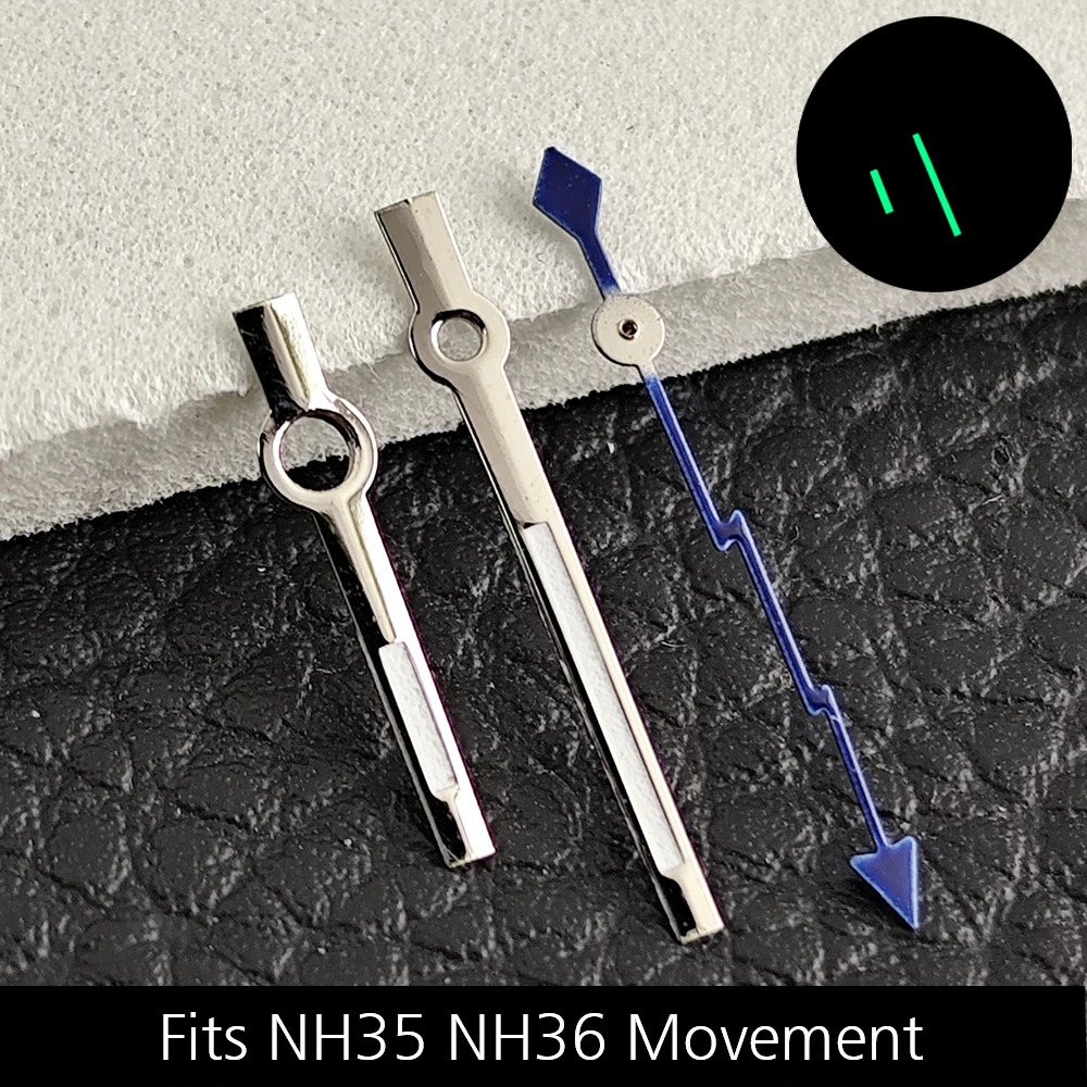 28.5MM Watch Dial Luminous Dial Fit NH35/M8215/E2824 Movement Accessories Watch Parts Watch For Man Sterile Dial NH35 Hands