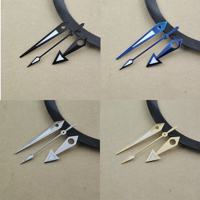 NH35 Hands blue gold silver black hands green luminous pointer suitable for NH35 NH36 4R 7S movement