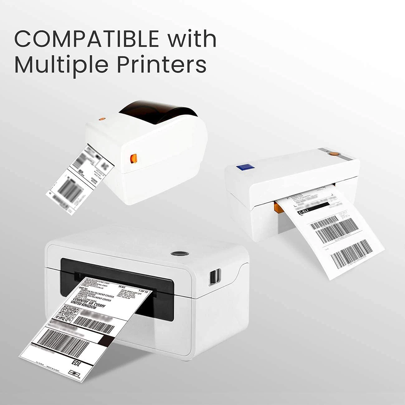 4"x6" inch Thermal Label Paper 100x150mm 100/500PCS For Thermal Shipping Labels DHL UPS Express Barcode For 9220/9210/246S/D200