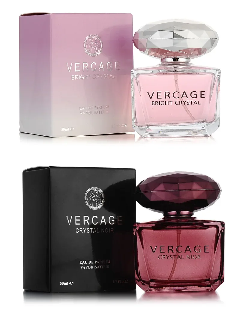 50ml Crystal Diamond Sweet Love Crystal Powder Diamond Black Crystal Lady Eau De Toilette Fragrance Flower Spary Woman Perfumes