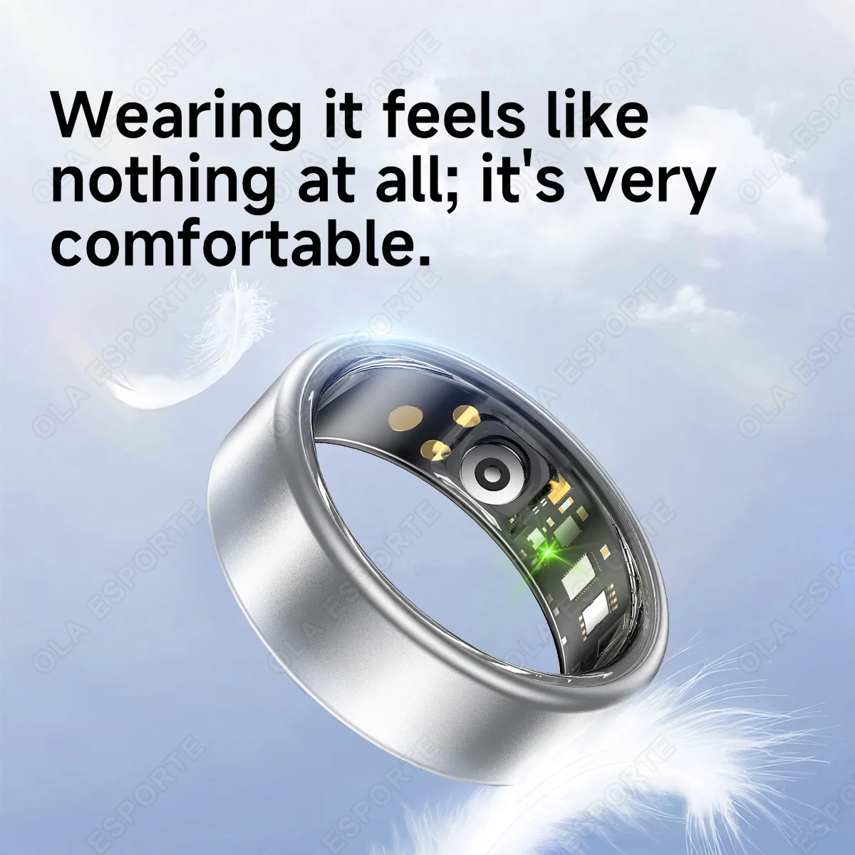 All Size(6-14) Smart Ring for Women Men Healthy Heart Rater Blood pressure Monitor Waterproof Take Photo Control Smartring S R09
