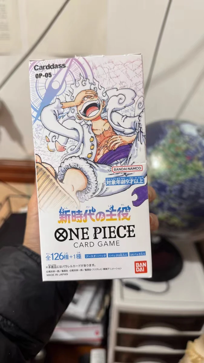 New Original Bandai One Piece Anime Booster Box OP04 OP05 OP06 OP07 OP08 OP09 OP10 OP11OP12 OP15 TCG Collection Card Kide‘s’Gi