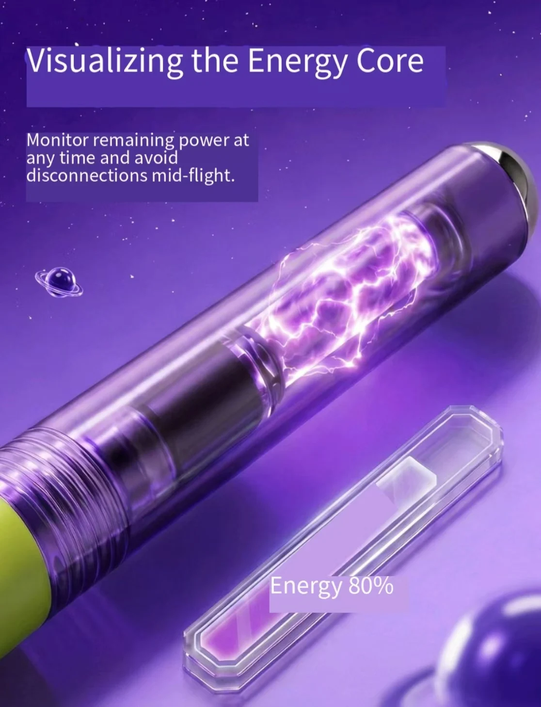HERO P208 Magnetic Fountain Pen Mini Spaceship Galaxy Explore Cute Aesthetic Replaceable Ink Cartridges Student Calligraphy Pen