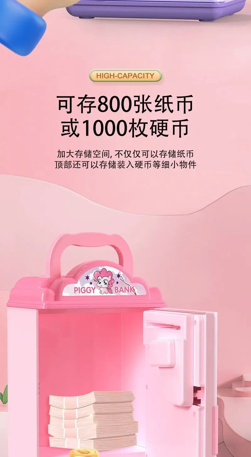 Sanrio New Hello Kitty Kuromi My Melody Cinnamoroll Kawaii Anime Cartoon Piggy Bank Good Looks Sense of Luxury Household Use
