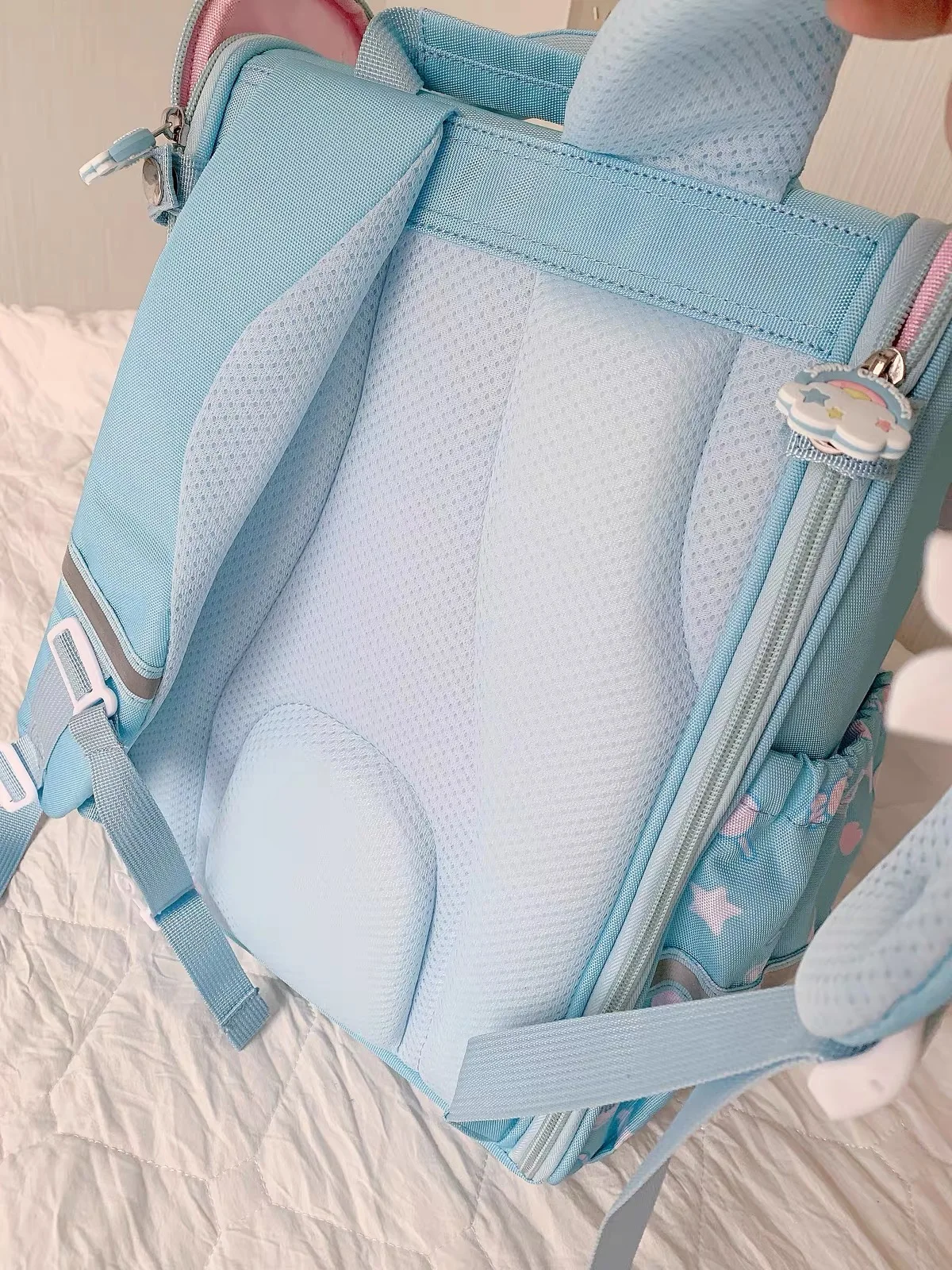 Sanrio Kuromi Primary School Daily Use Bag Ergonomic Multi-Compartment Lightweight Spine Support Wide Shoulder Straps Backpack