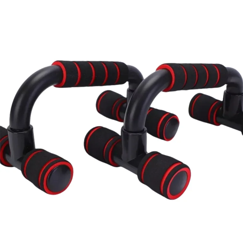 I-Shaped Prone Push Up Support Fitness Equipment for Chest Muscle Training Home Use Foam Pushup Stand for Strength Workout