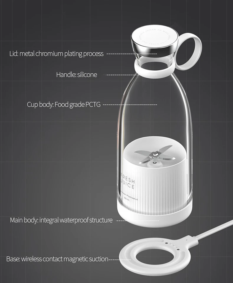 Mini Juicers Portable Electric Juicer Blender Usb Fruit Mixers Fruit Food Milkshake Multifunction Juice Maker Machine