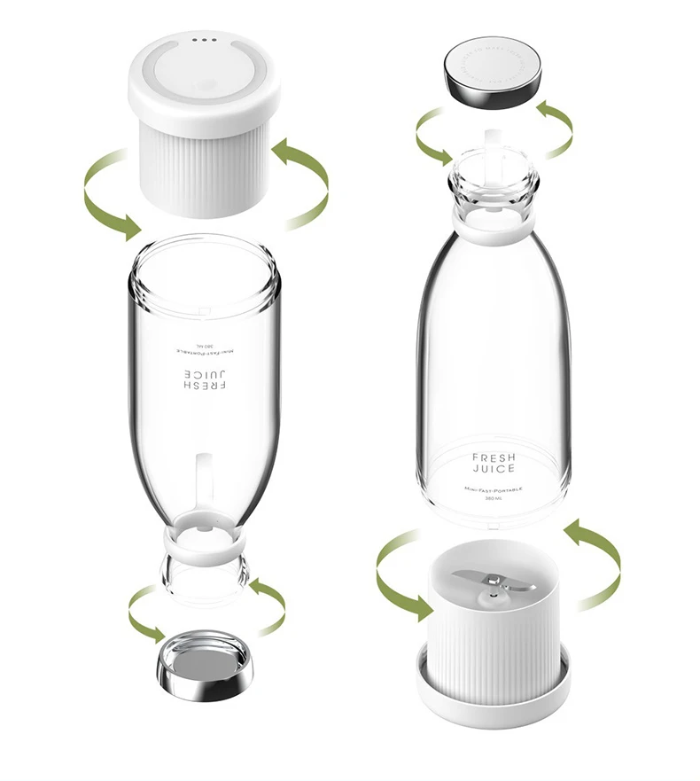 Mini Juicers Portable Electric Juicer Blender Usb Fruit Mixers Fruit Food Milkshake Multifunction Juice Maker Machine