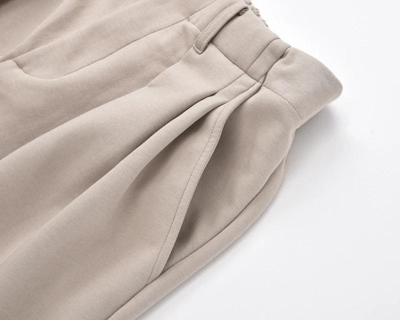 Old Money Aesthetic Shorts Men Elastic Waist Wide Leg Relaxed Fit Casual Dress Business Shorts Lightweight Solid Color Pleated